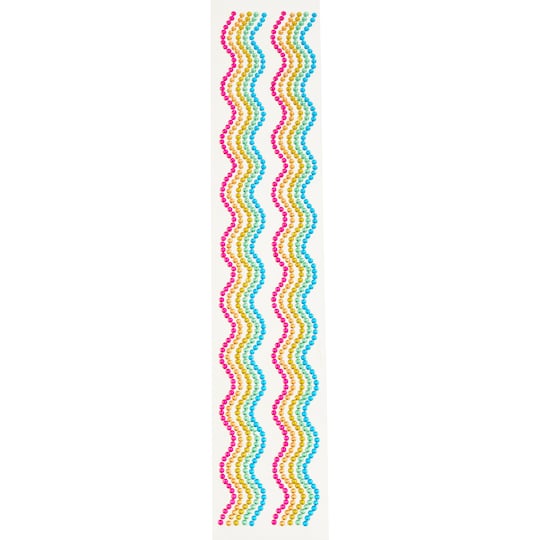 Rainbow Wave Strip Bling Stickers by Recollections&#x2122;
